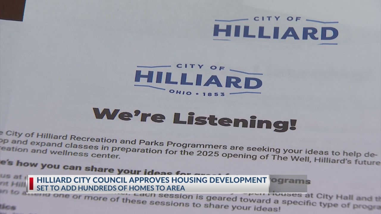 Hilliard City Council approves housing development – NBC4 WCMH-TV
