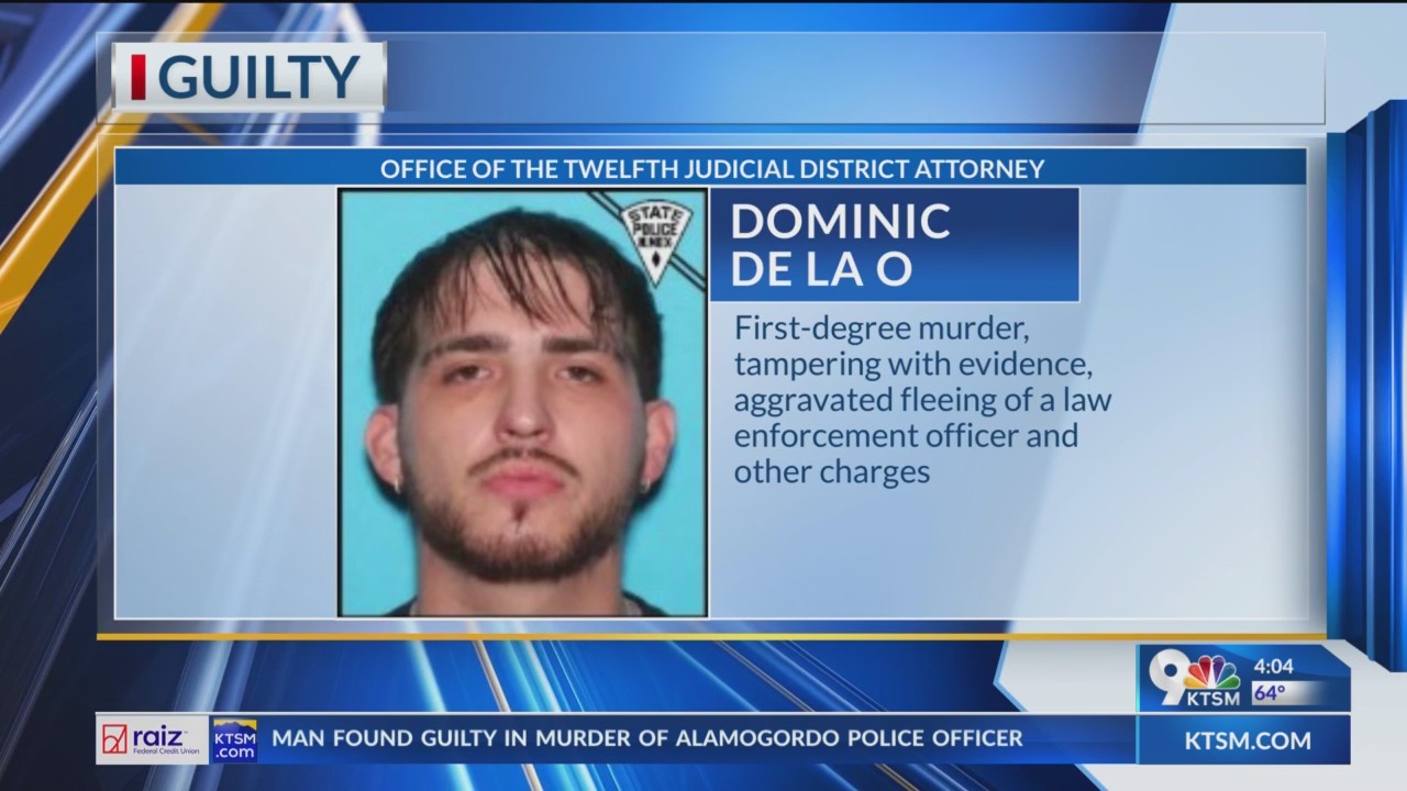 Man found guilty in murder of Alamogordo police officer – KTSM 9 News