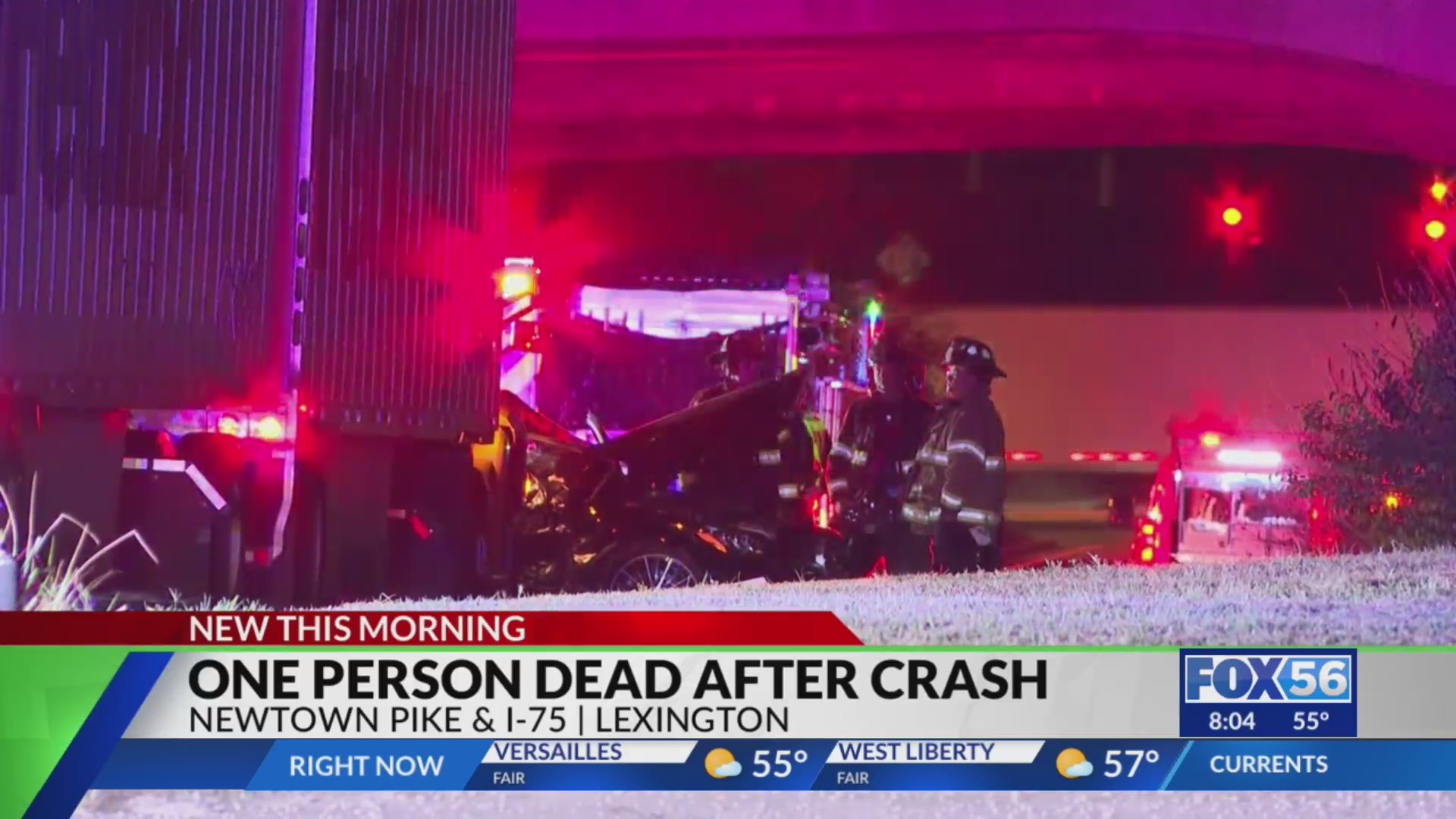 Semi crash on Newtown Pike in Lexington leaves 1 dead, 1 critically ...