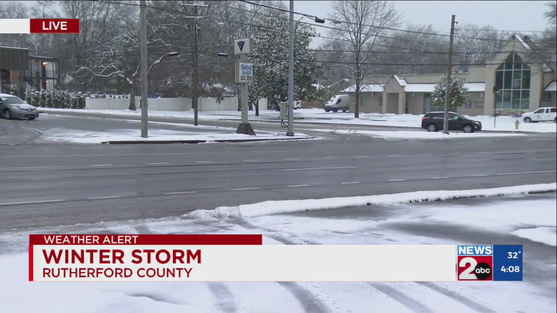 TN Winter Storm: Road conditions in Rutherford County – WKRN News 2