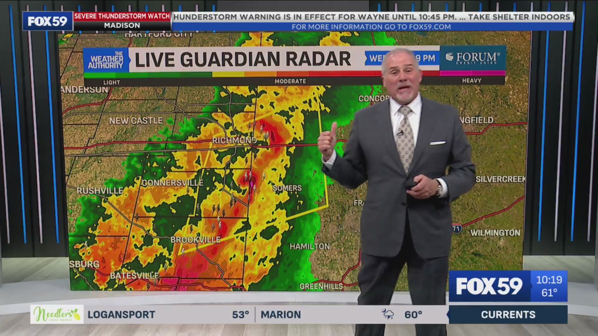 Storms move out and cold weather moves in – Fox 59