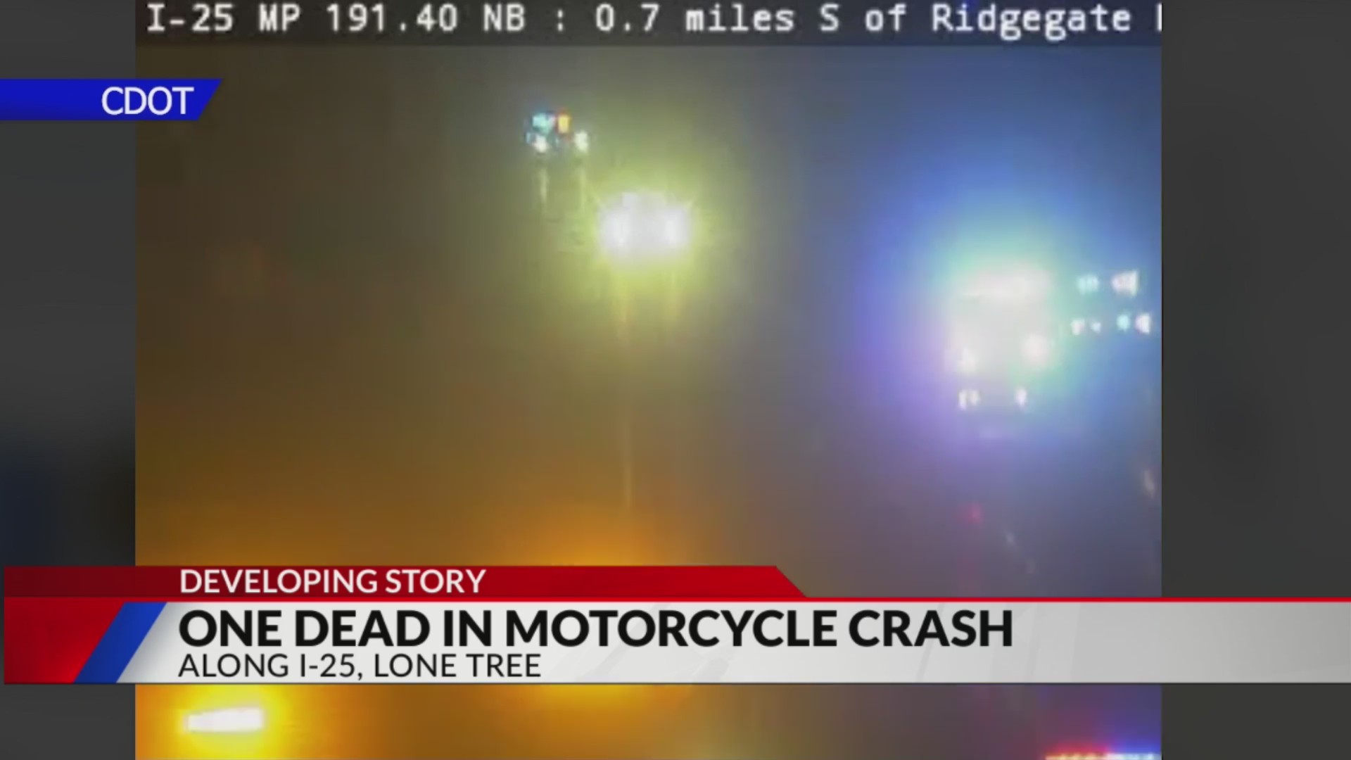 Motorcyclist killed in I-25 rollover crash in Lone Tree – FOX31 Denver