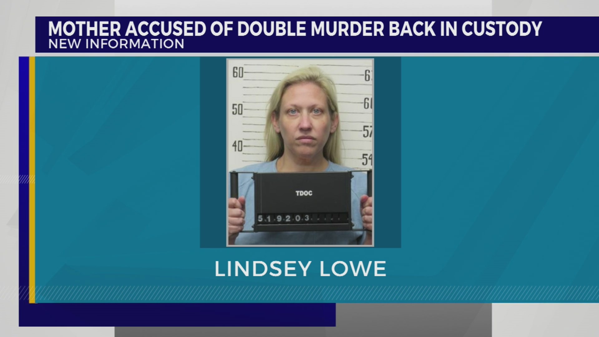 Mother accused of double murder back in custody – WKRN News 2