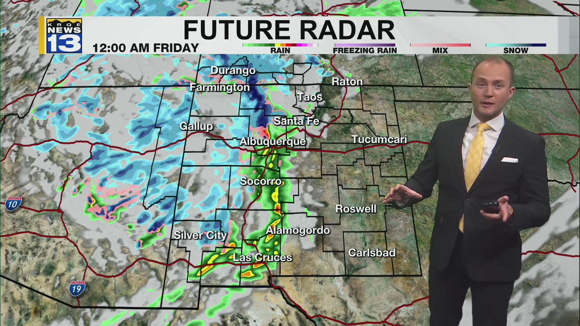Strong spring storm moves into New Mexico Thursday – KRQE NEWS 13 ...