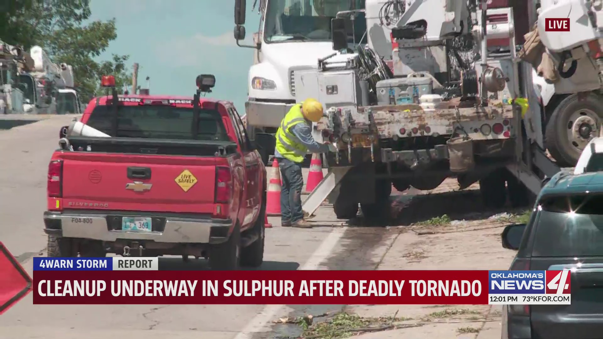 Cleanup underway in Sulphur after deadly tornado – KFOR.com Oklahoma City