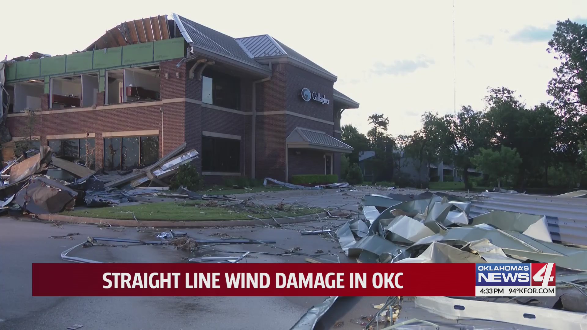 Straight line wind damage in OKC – KFOR.com Oklahoma City