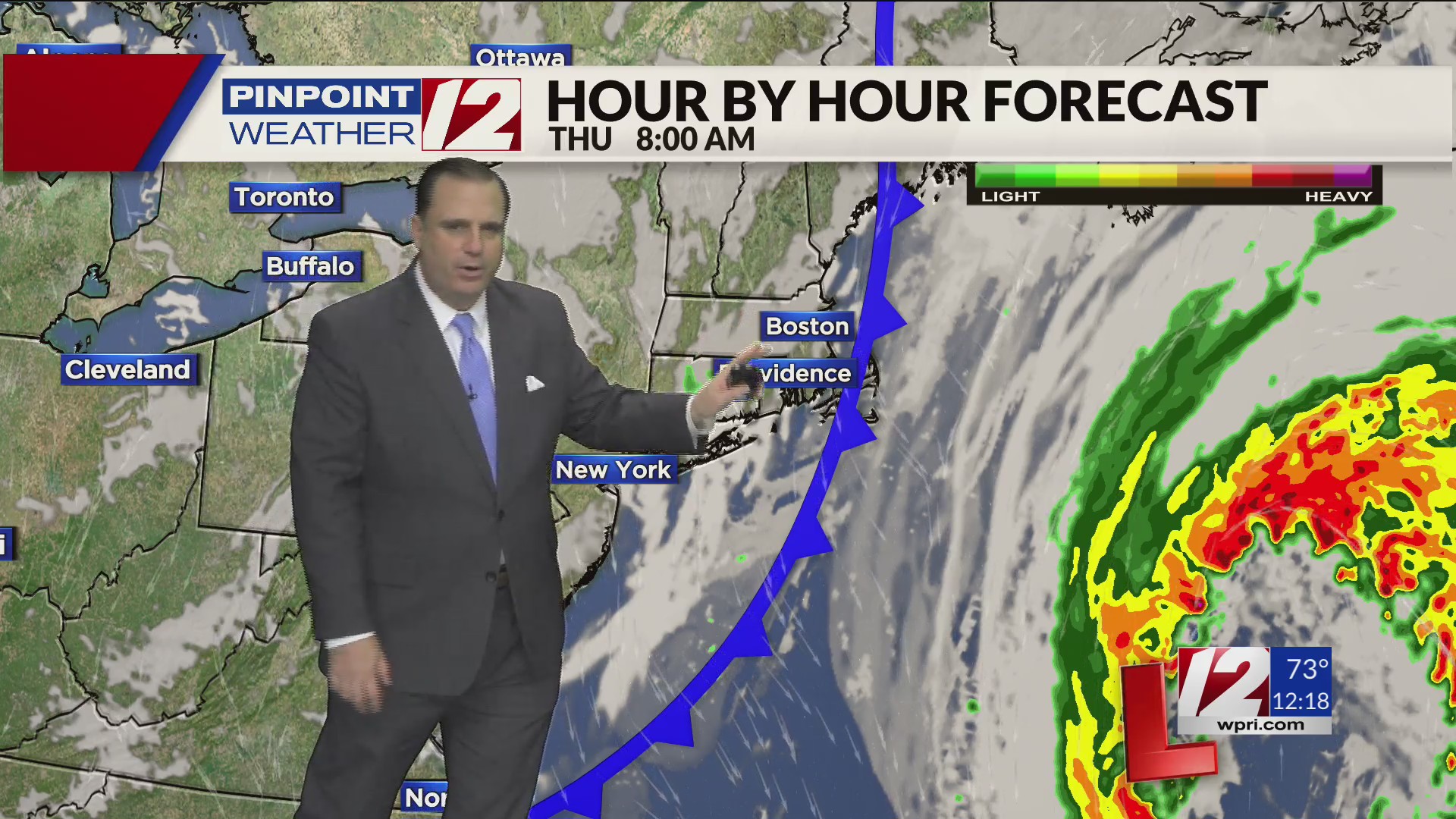 WPRI 12 Weather Forecast for 10/23/24: Warm and Dry Again This ...