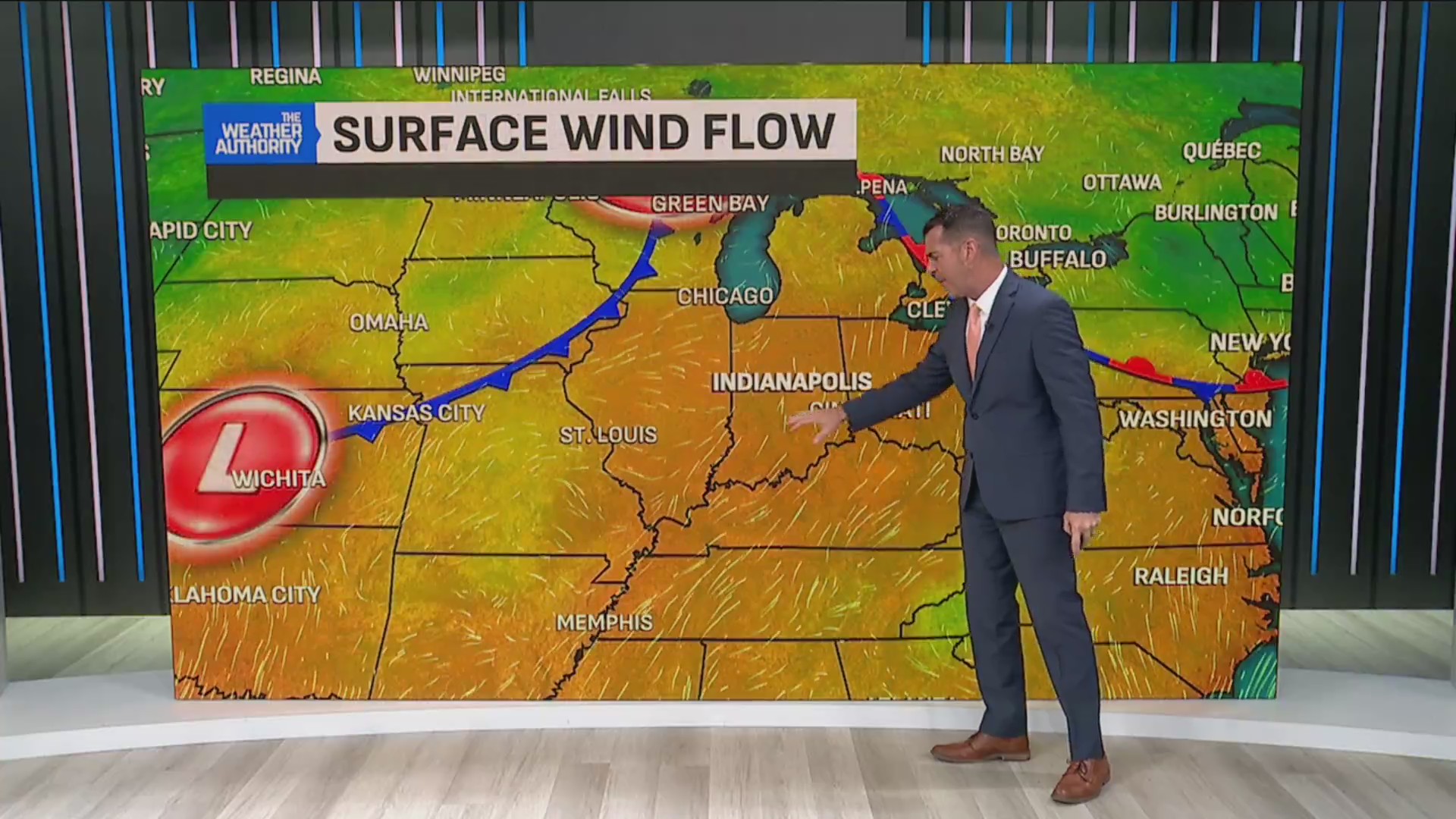 Spotty storms today before passing cold front – Fox 59