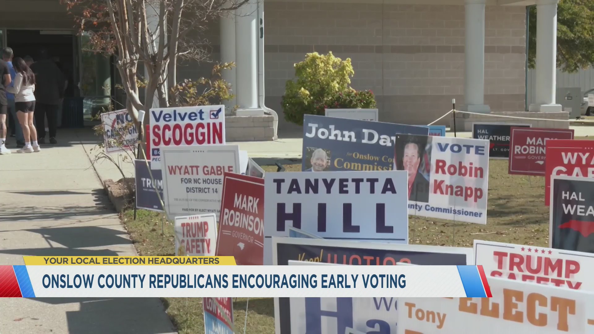 Onslow County continues to see large turnout for early voting WNCT