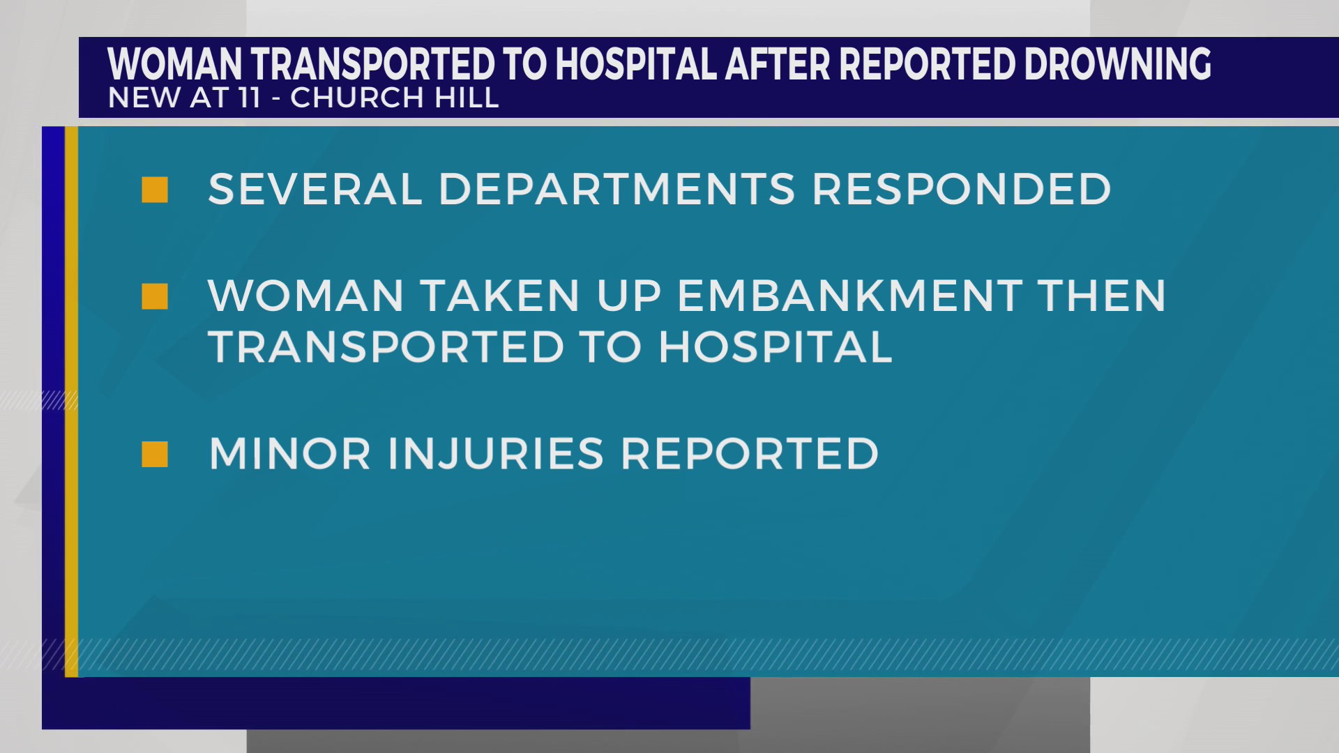 HCSO: Woman transported to hospital with “minor” injuries after ...