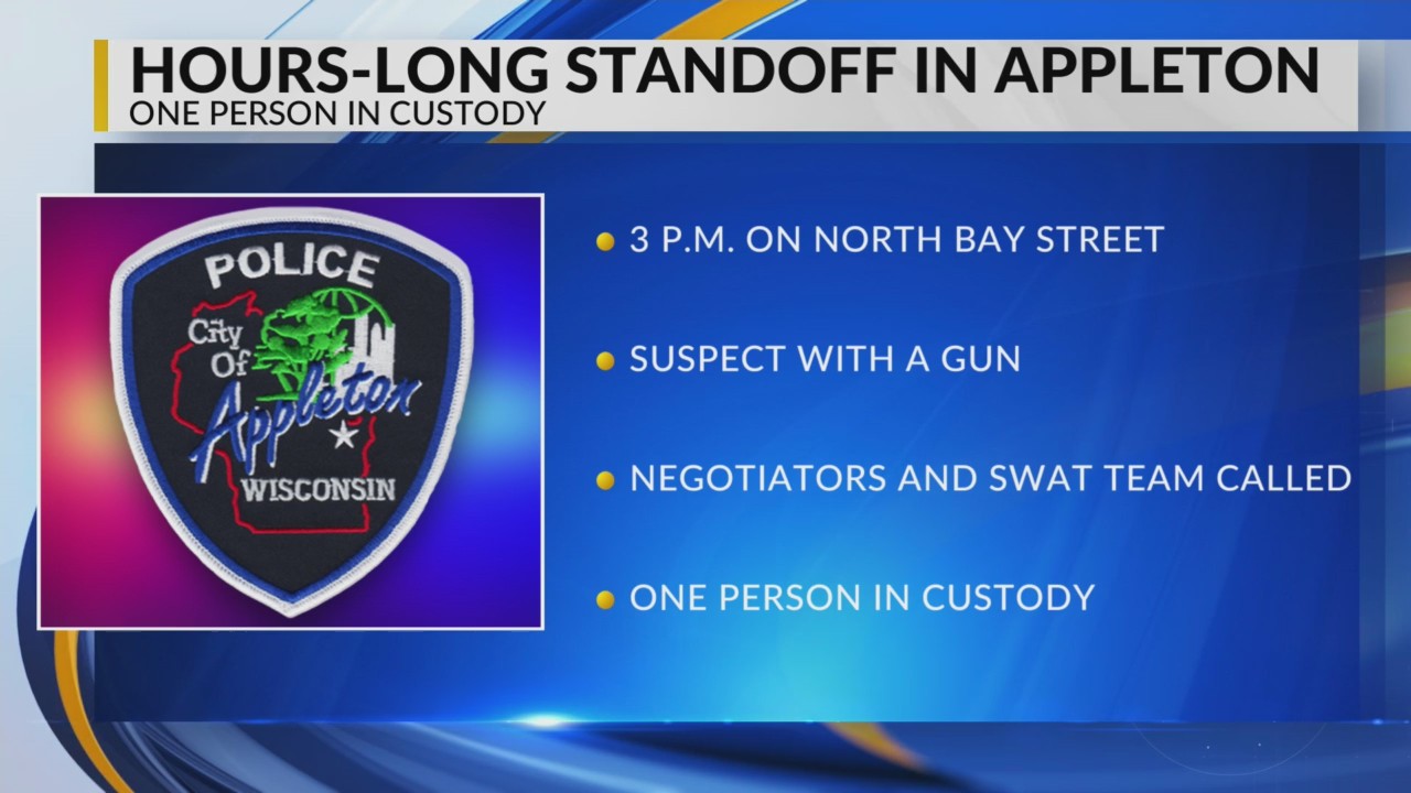 Appleton PD takes person into custody after hours-long standoff on ...