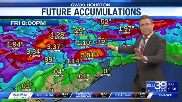 Marginal risk of flooding in Southeast Texas on Friday – CW39 Houston
