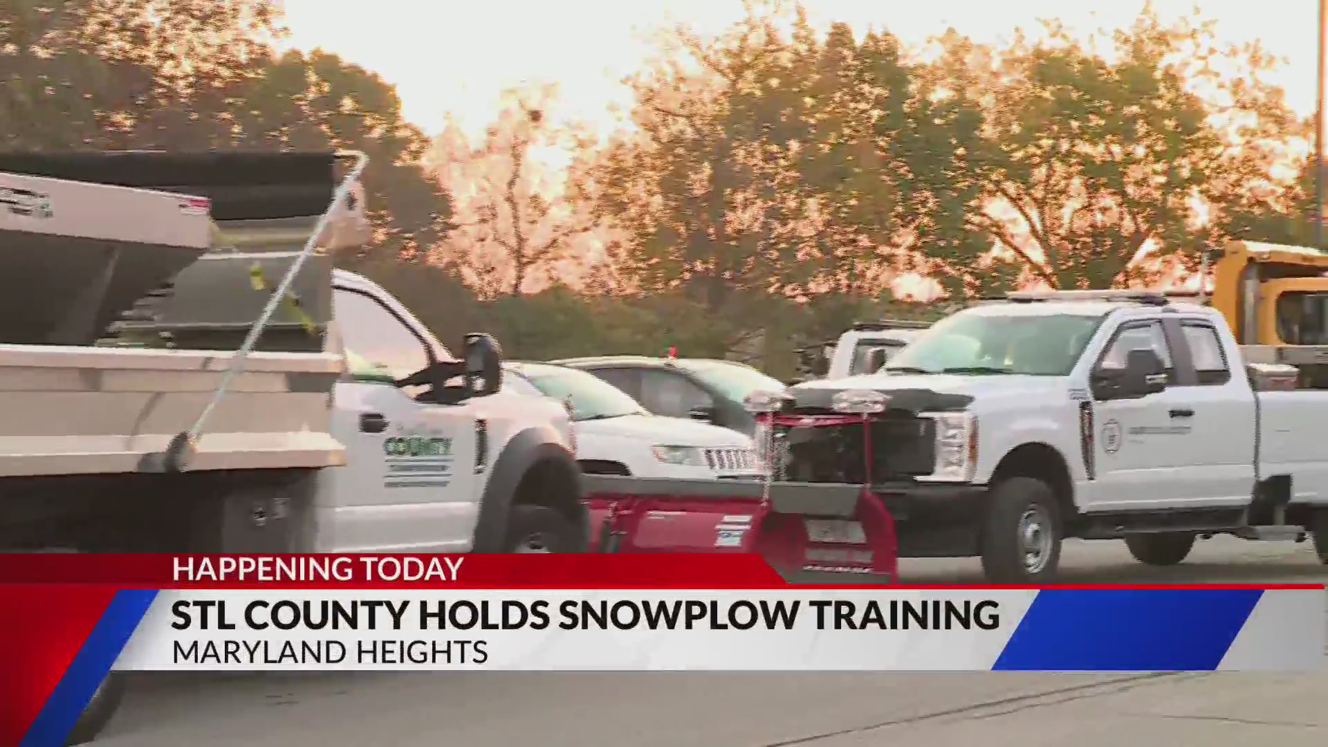 St. Louis County conducts snowplow training for winter prep – FOX 2
