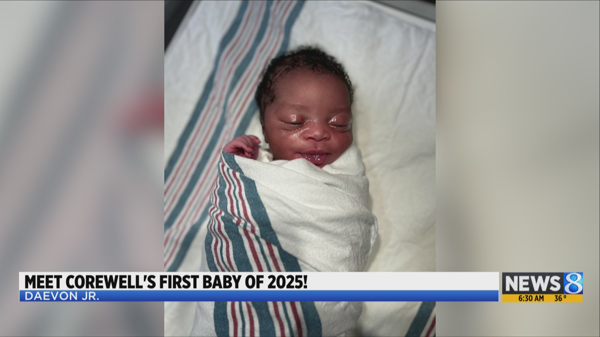Welcome to the world, Daevon Jr! Corewell Butterworth’s first 2025 baby ...