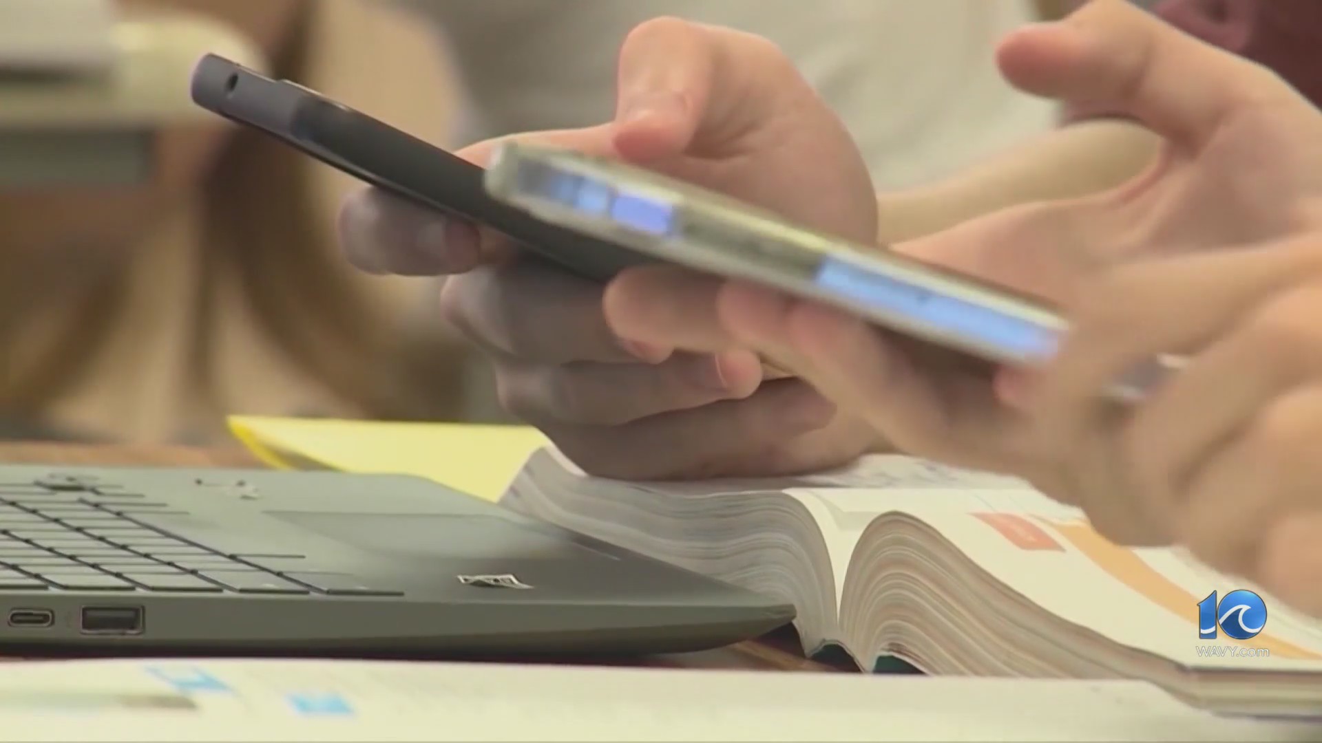VBCPS school board bans phones for high schools during lunch time ...