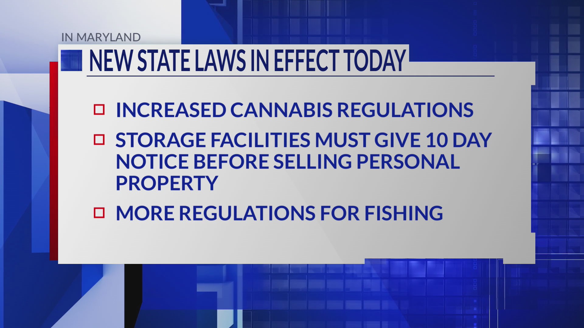 New laws go into effect in Maryland July 1 – DC News Now | DC, Virginia ...