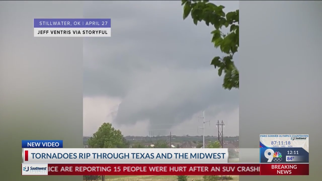Tornadoes rip through Texas and Midwest – KTSM 9 News