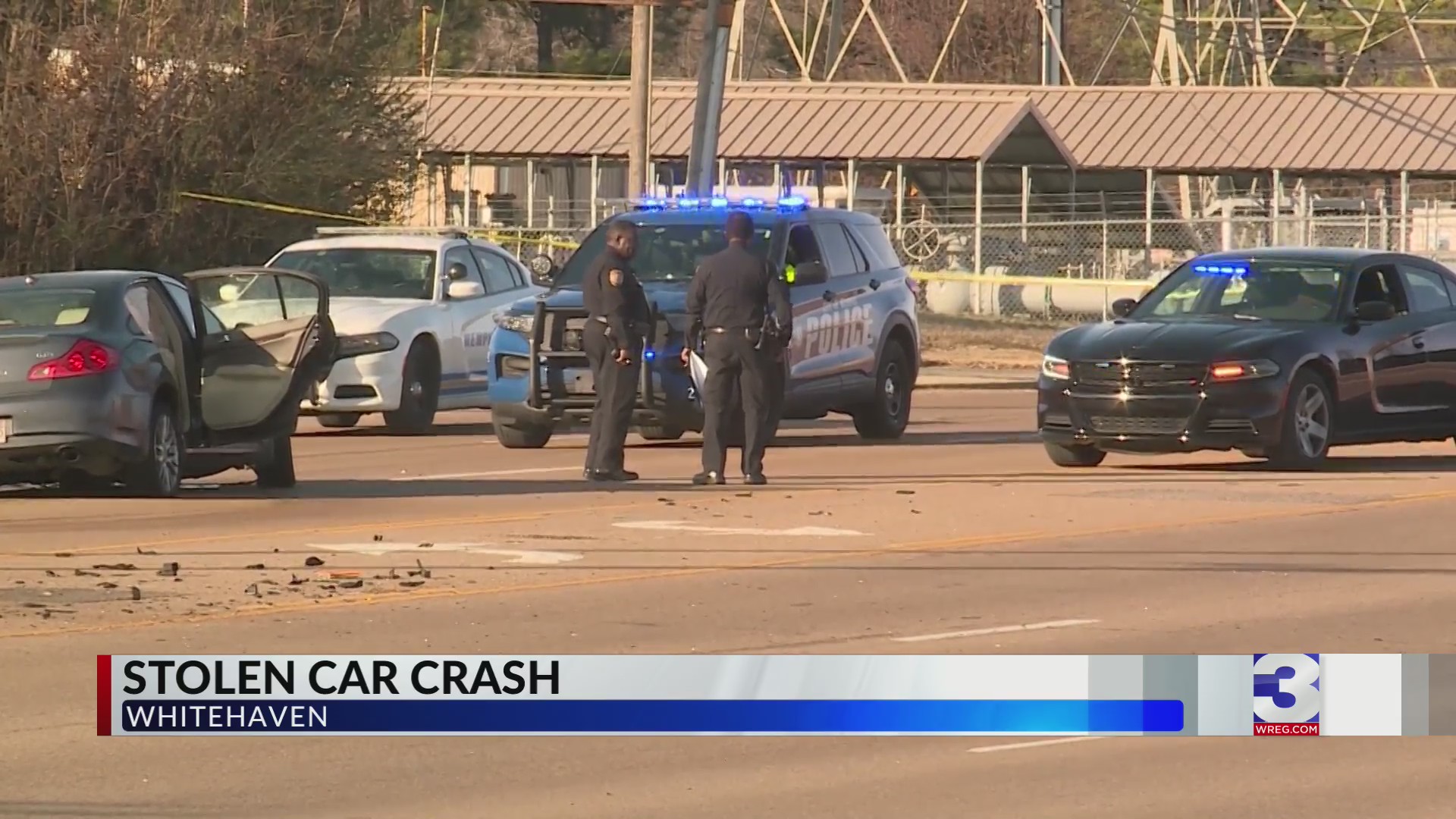 Stolen car fleeing from Southaven to Memphis crashes; one charged, two ...