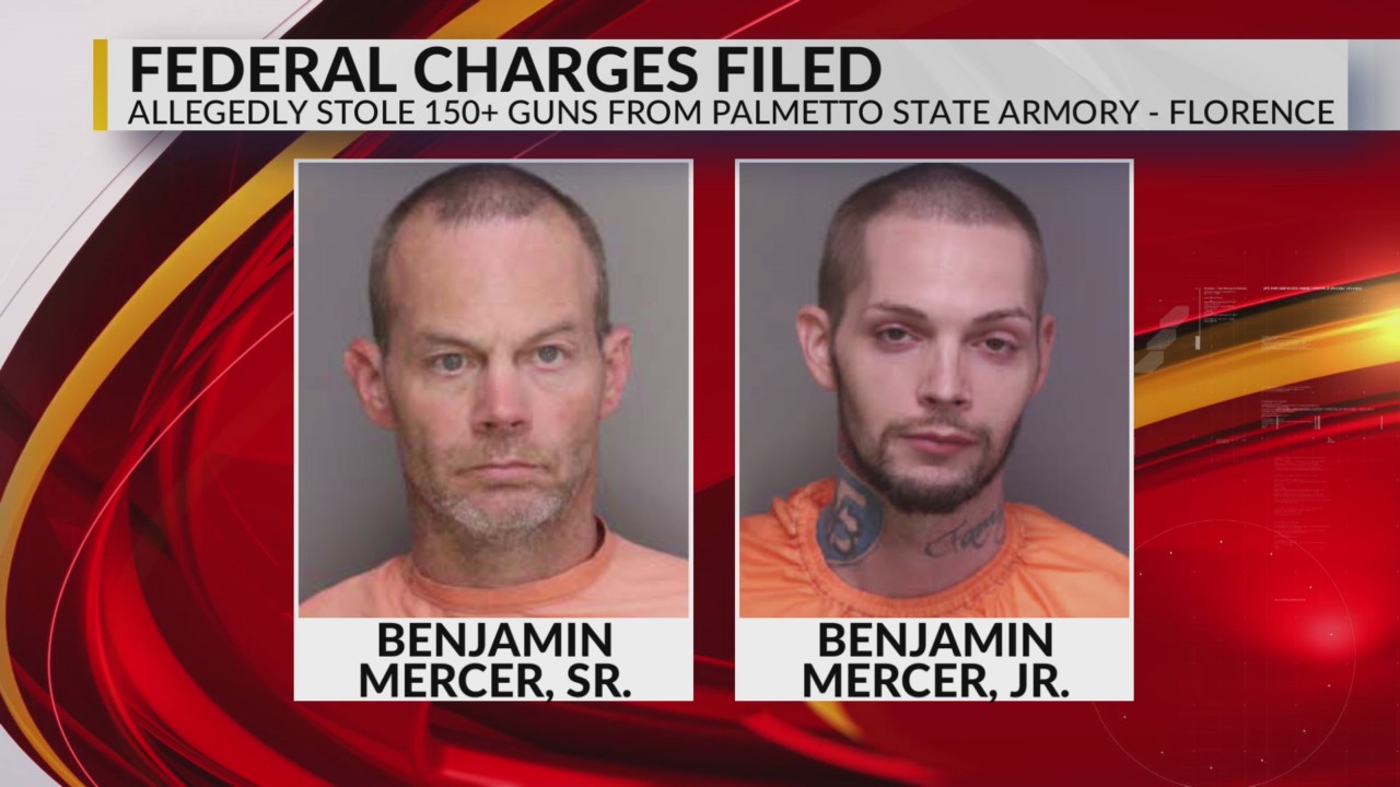 Florence men accused of stealing hundreds of guns from Palmetto State ...