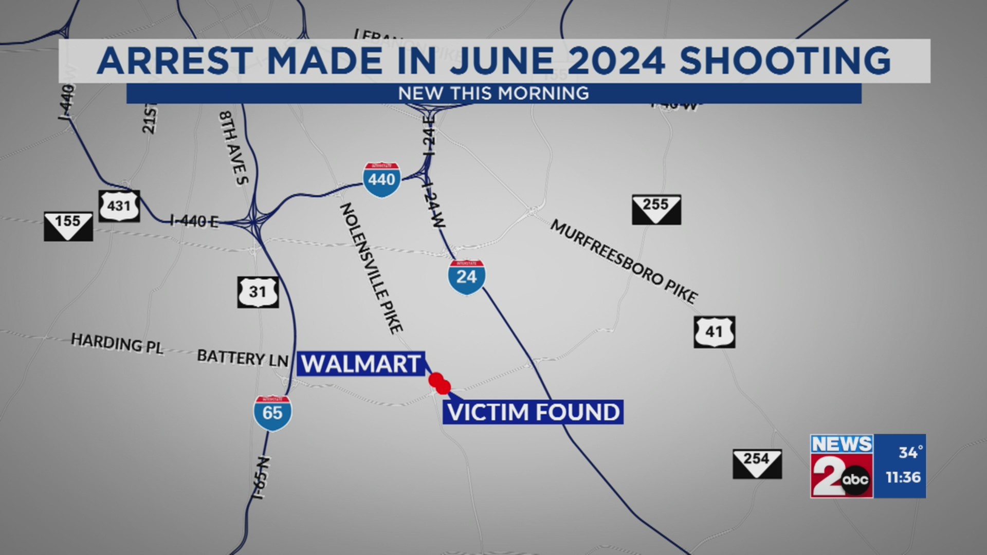 Arrest made in connection with June 2024 shooting in South Nashville ...