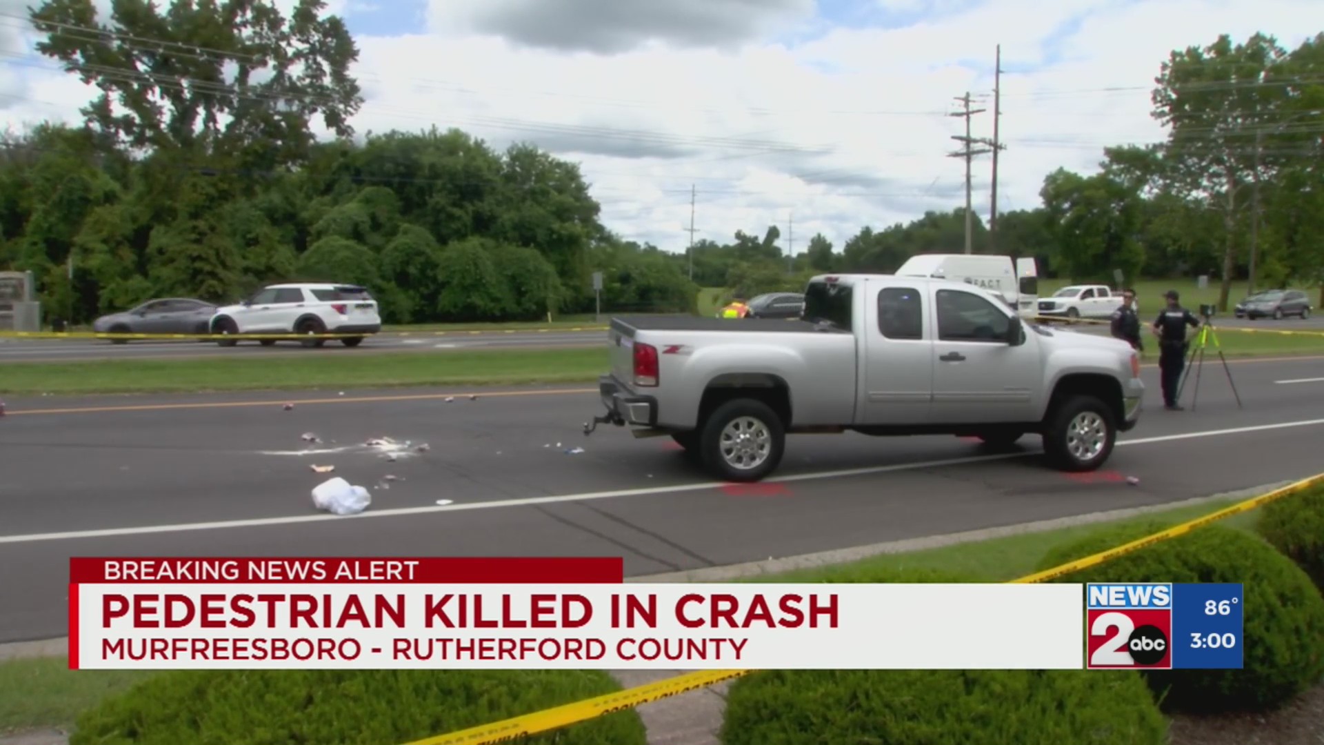 Pedestrian killed in Murfreesboro, TN crash – WKRN News 2