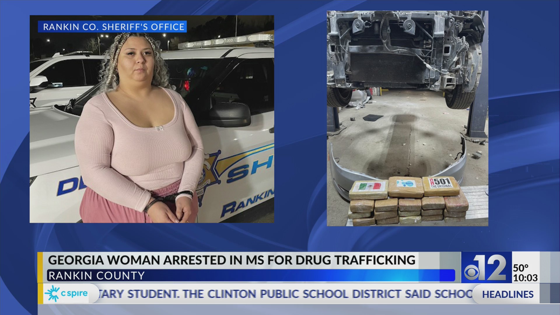 Georgia woman arrested in Mississippi after deputies discover packages ...