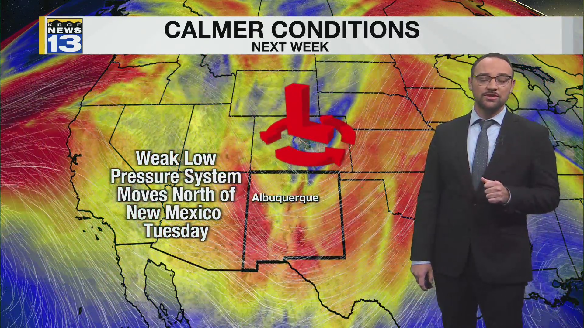 Calmer conditions into next week – KRQE NEWS 13 – Breaking News ...