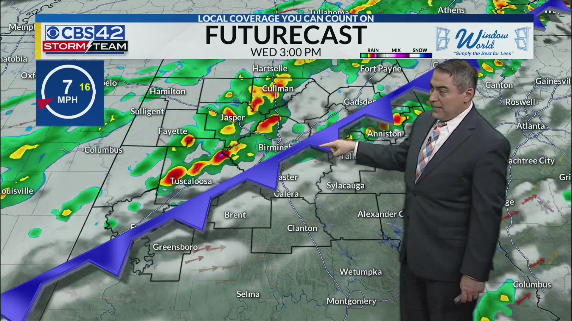 December 17th CBS42 News 10pm Weather Update CBS 42