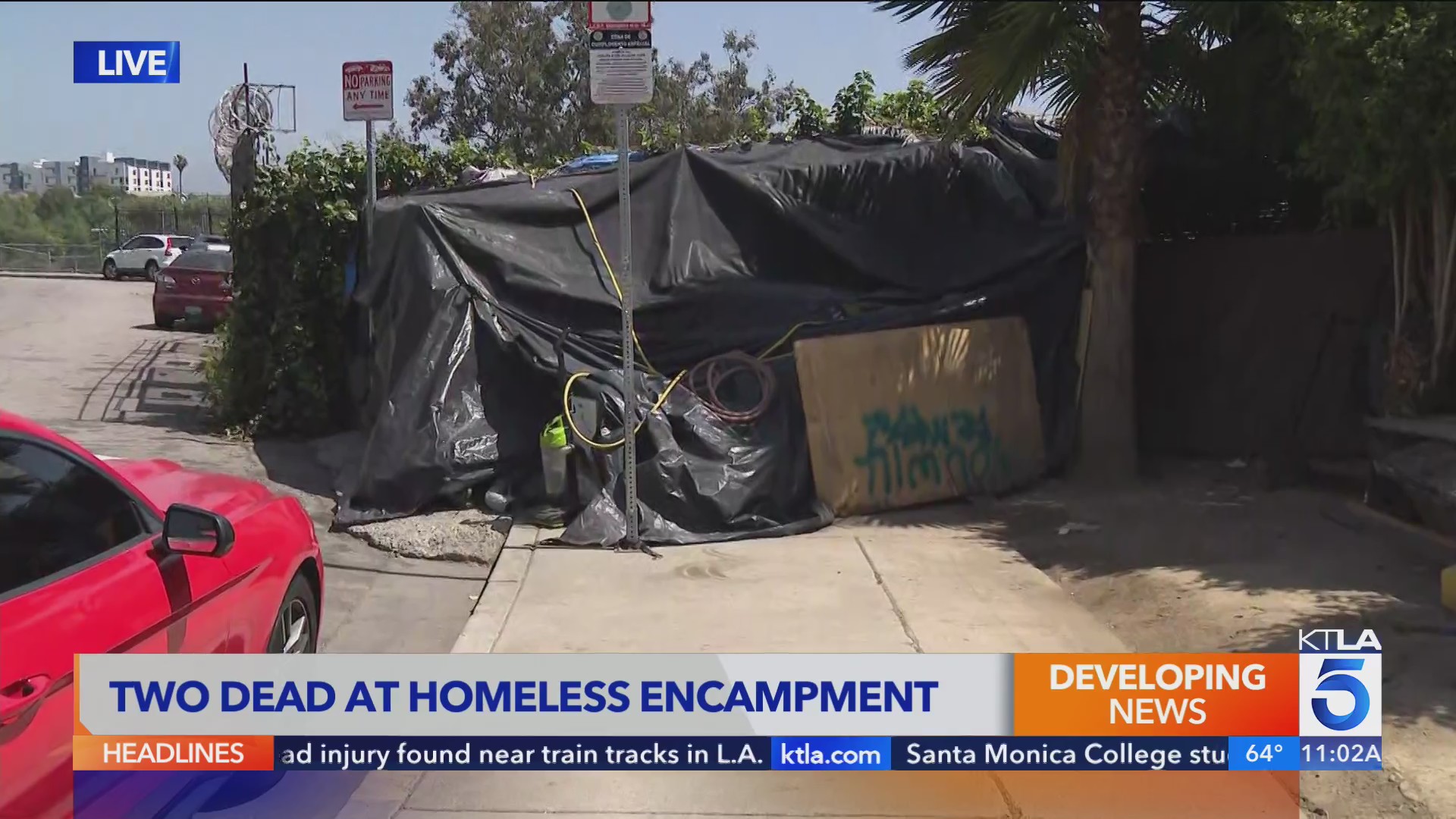 2 found dead at Los Angeles homeless encampment – KTLA