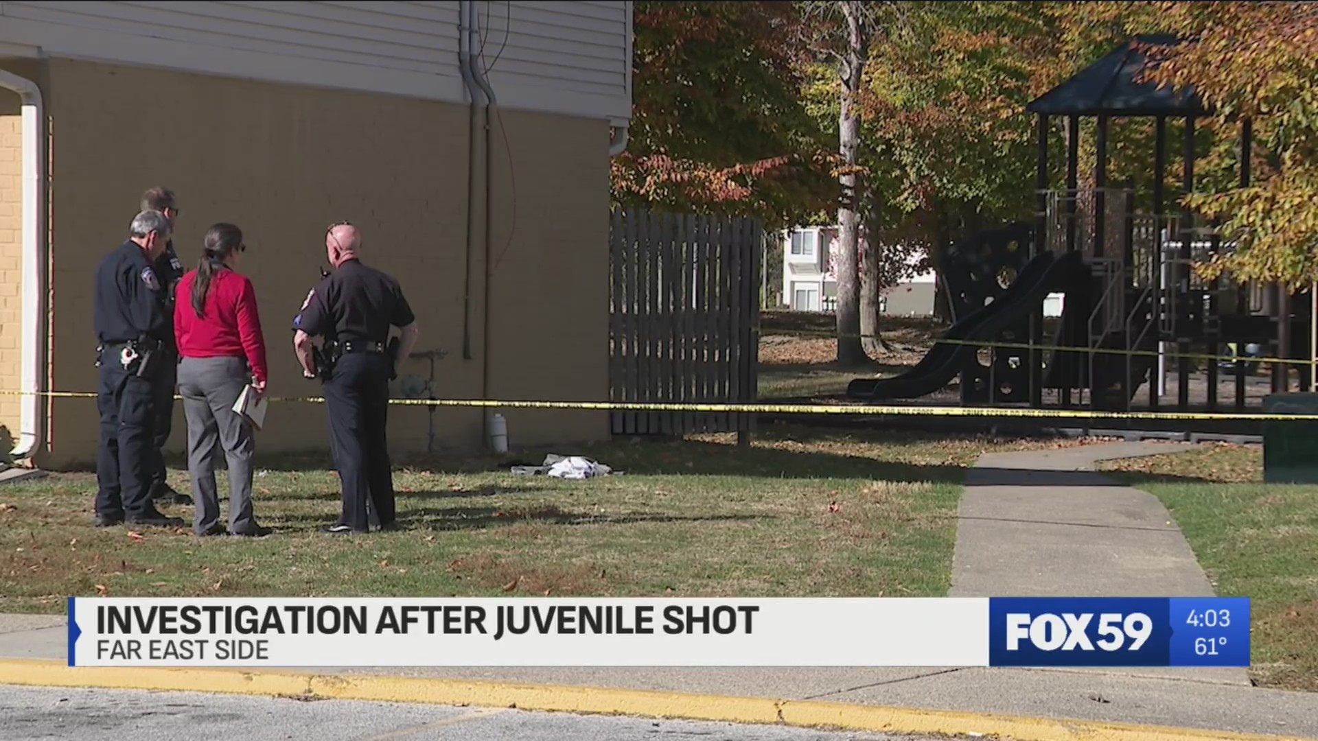Juvenile injured in shooting on far east side – Fox 59