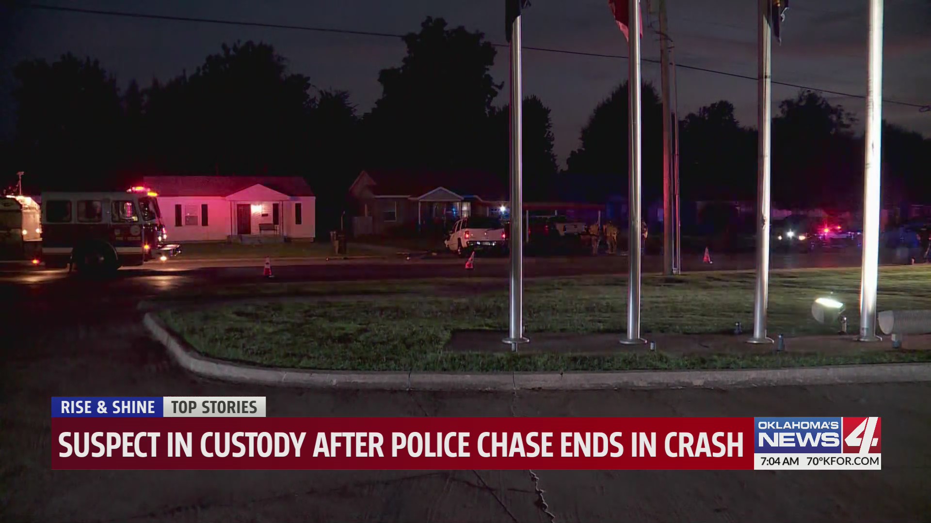 One in custody after chase ends in crash in Midwest City – KFOR.com ...