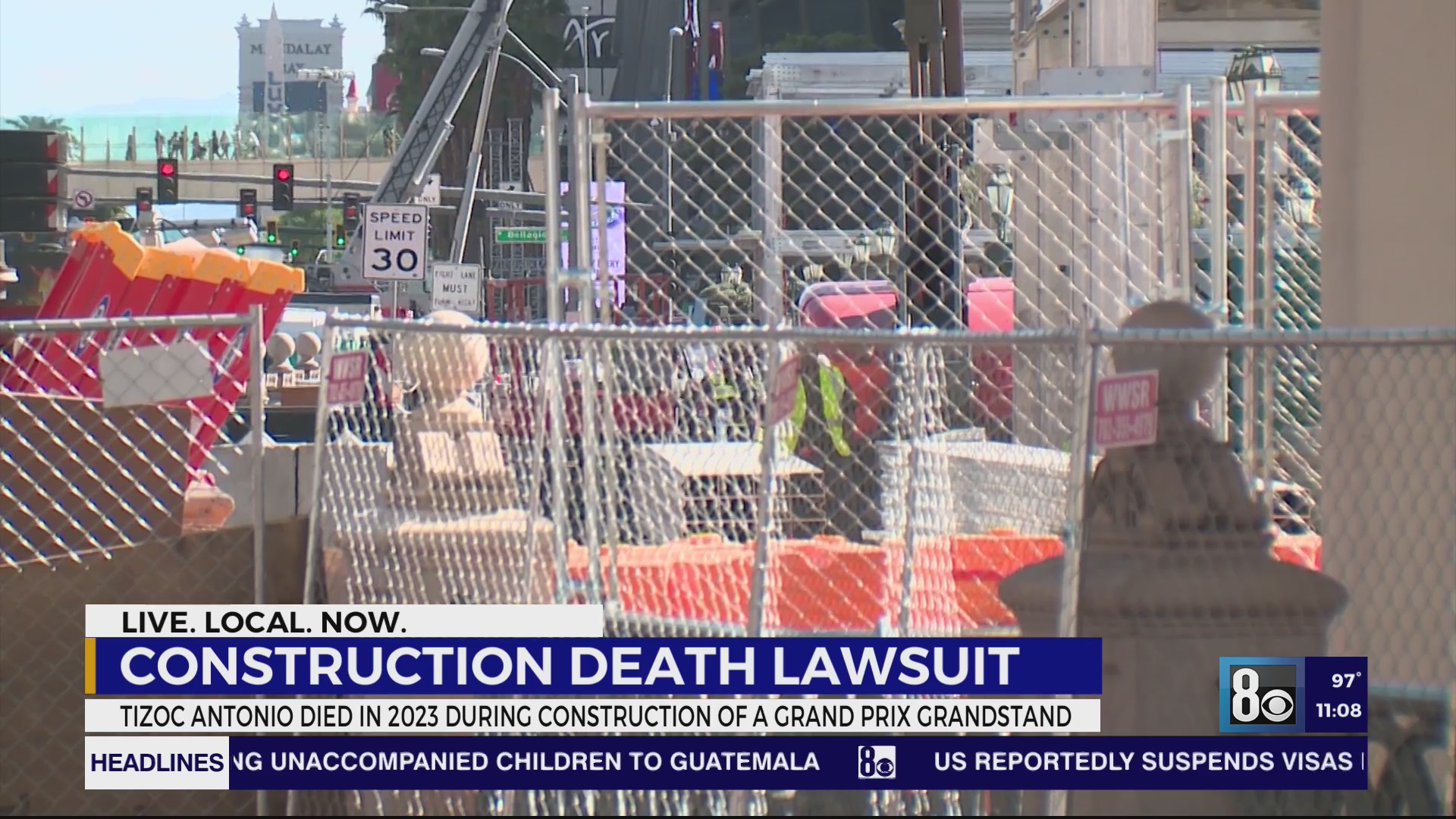 Family Files Wrongful Death Lawsuit Over 2023 Las Vegas F1 Construction Death