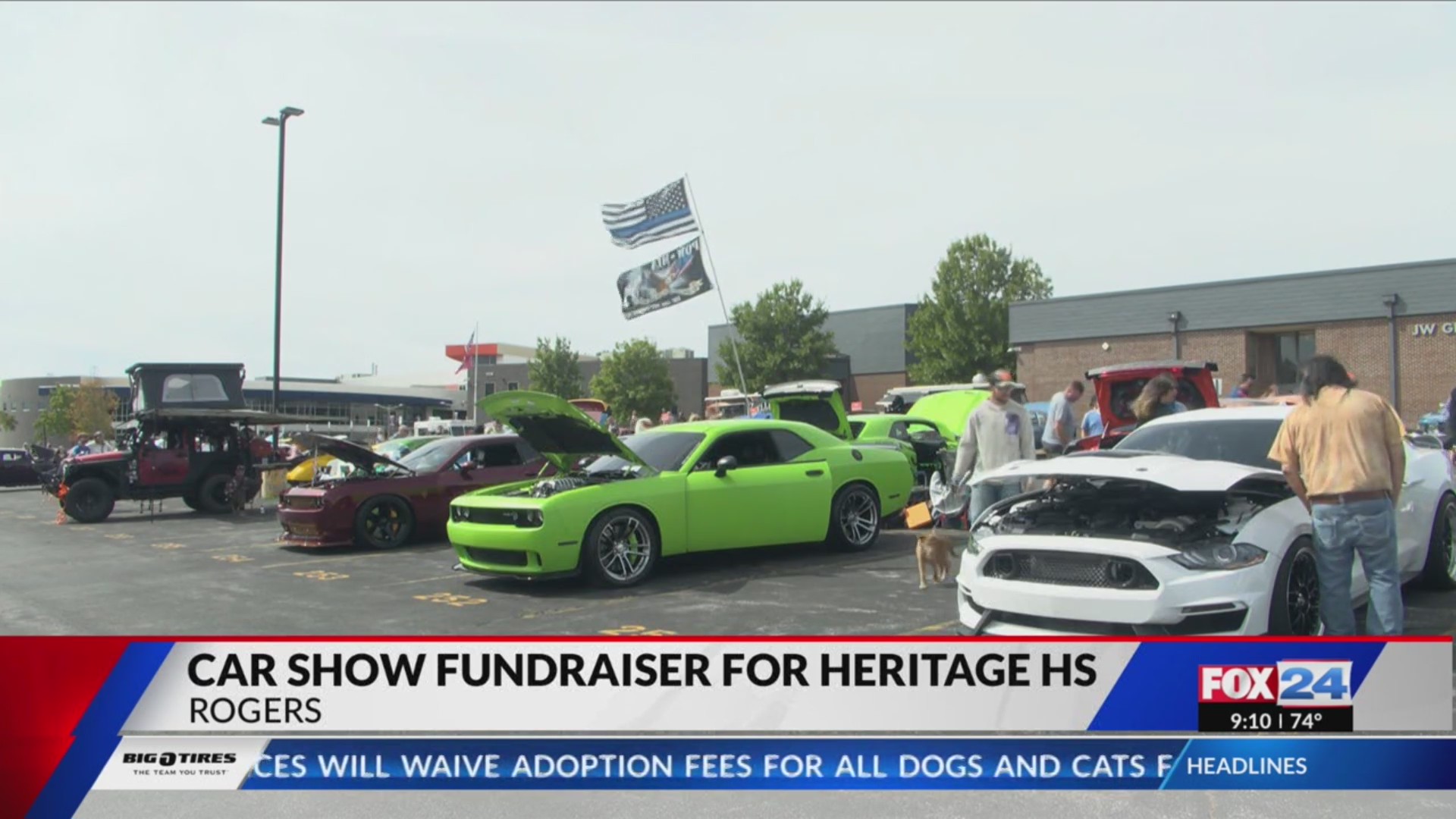 Vintage car show raises money for Heritage HS booster club KNWA FOX24