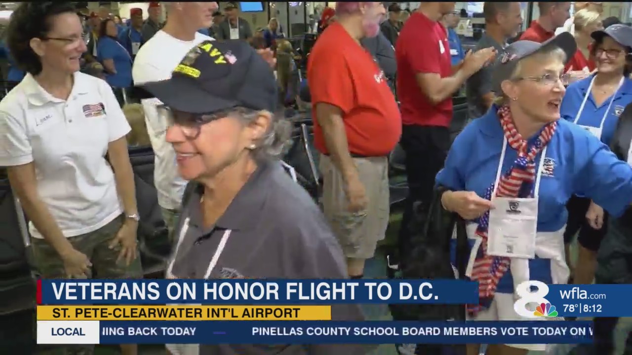Honor Flight takes 75 veterans to nation’s capital to see war memorials ...