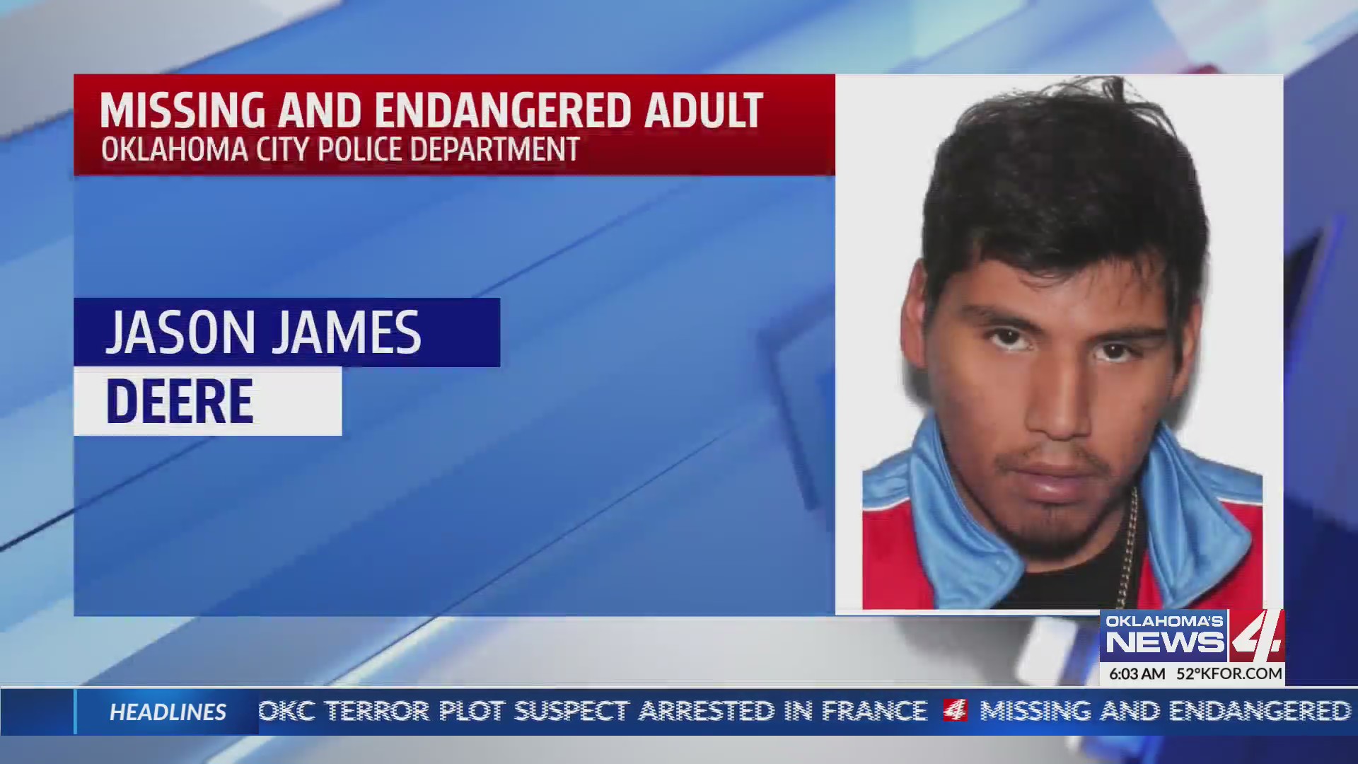 Oklahoma City Police issue missing endangered alert for man in OKC ...