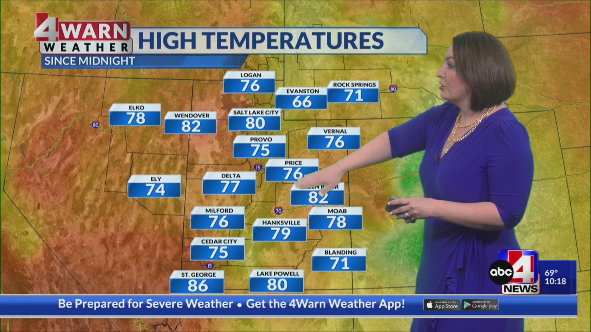 Sunny with warmer temperatures settling across the Beehive state – ABC4 ...