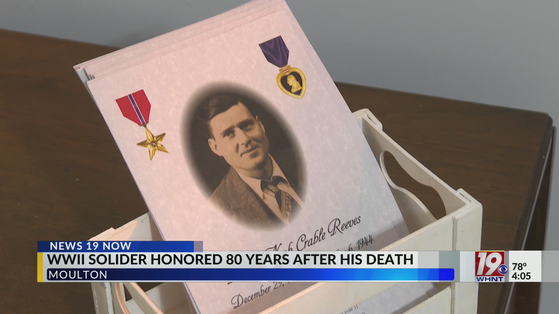 WWII Solider Honored 80 Years After His Death | April 29, 2024 | News ...
