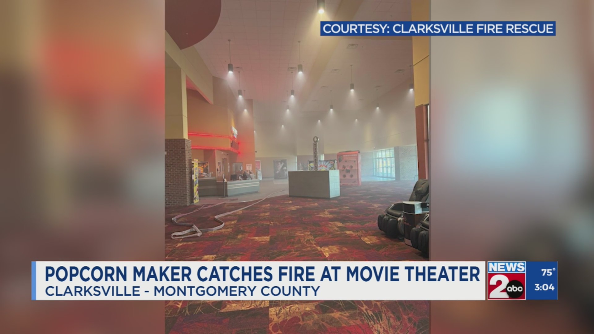 Clarksville movie theater evacuated after popcorn fire WKRN News 2