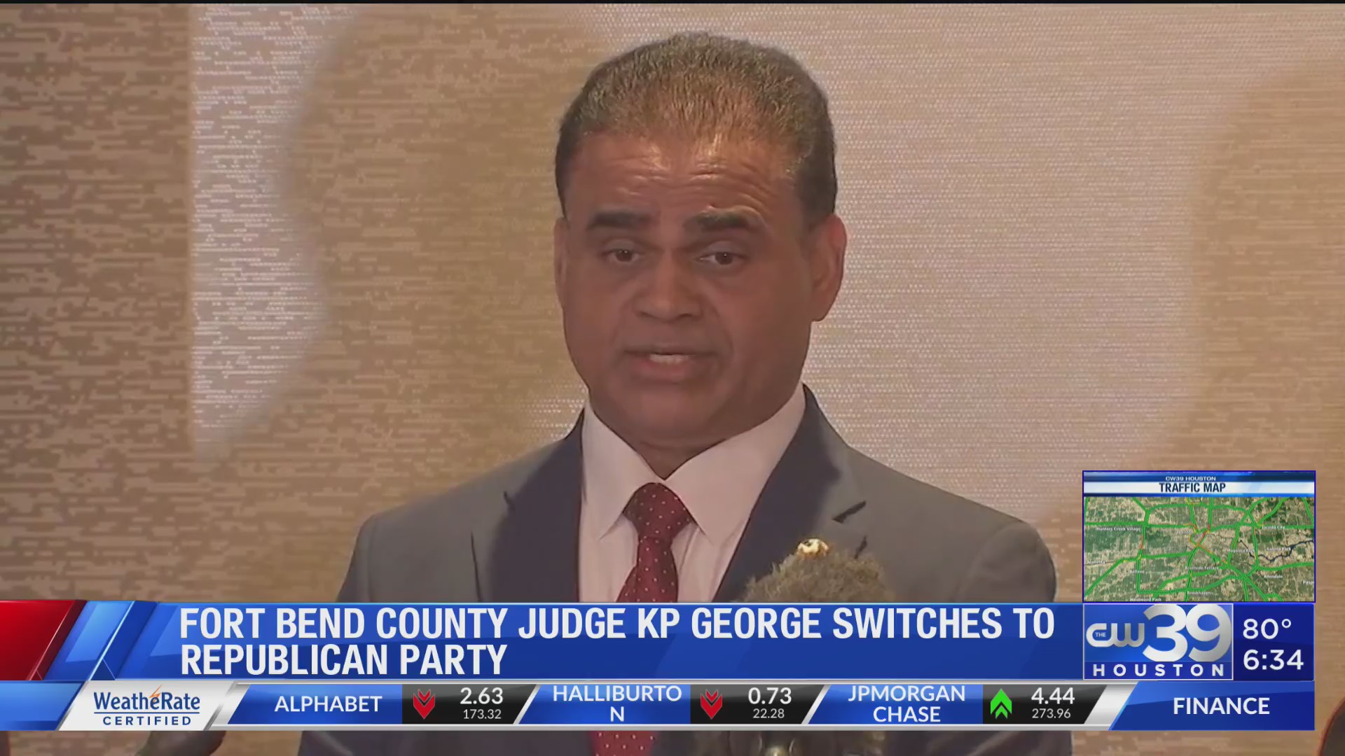 Fort Bend County Judge KP George switches to Republican Party – CW39 ...