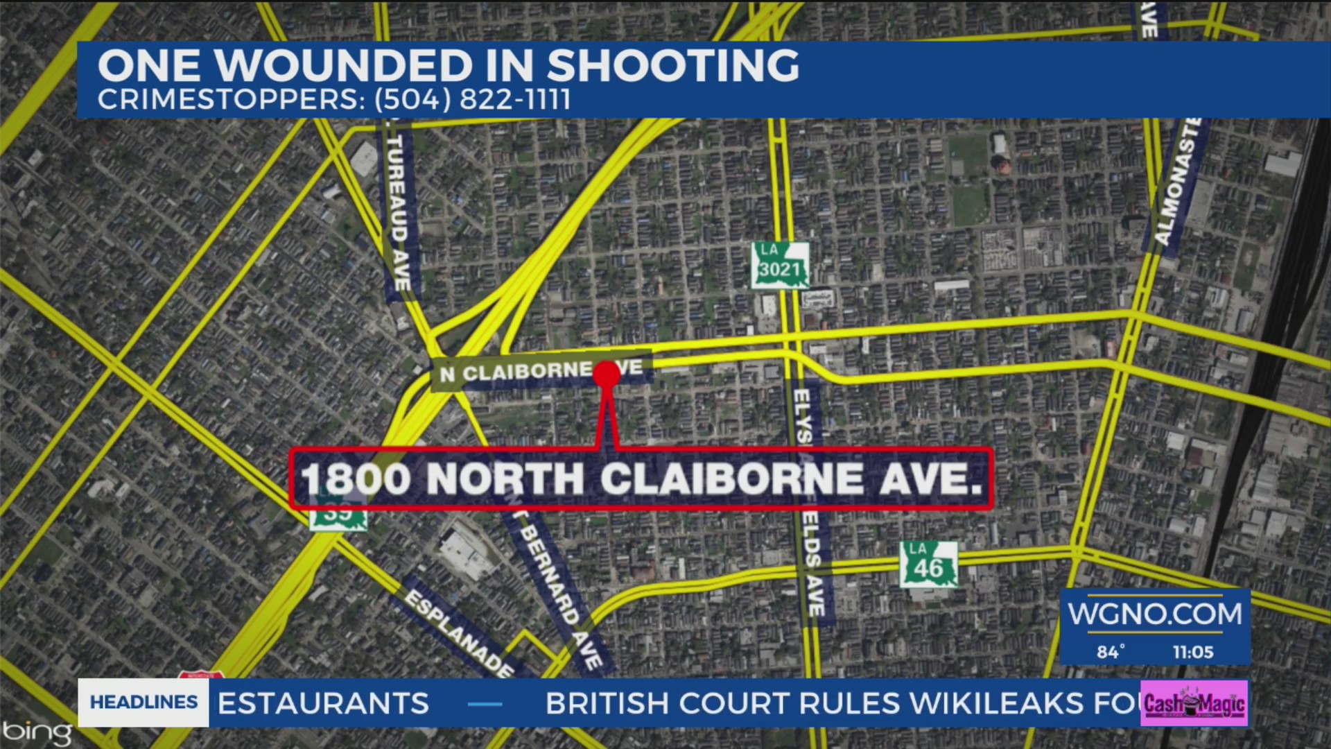Separate shootings hours apart leave four people wounded in New Orleans ...