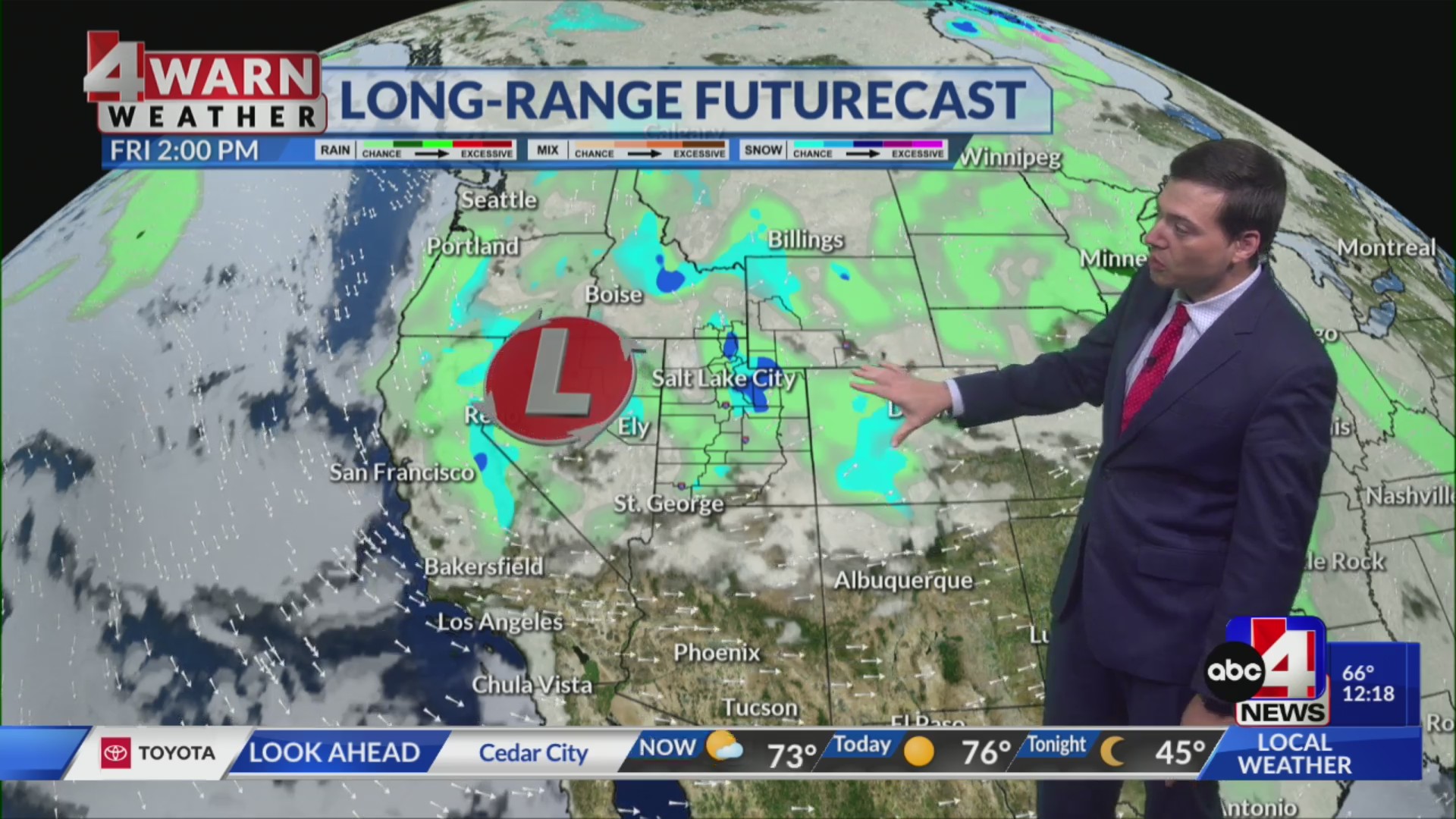 Staying Warm Through Midweek Before Late Week Changes – ABC4 Utah