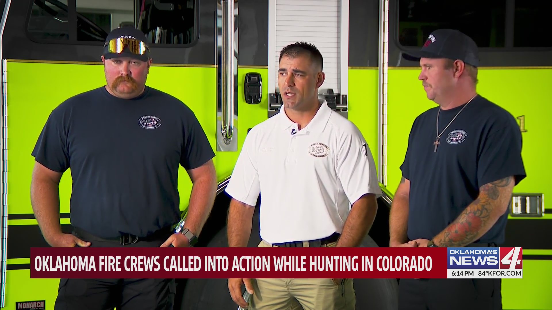 Oklahoma fire crews called into action while hunting in Colorado – KFOR ...