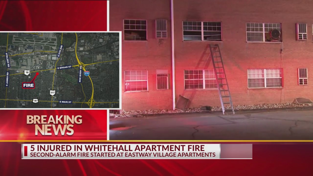 Five hospitalized after second-alarm fire in Whitehall – NBC4 WCMH-TV