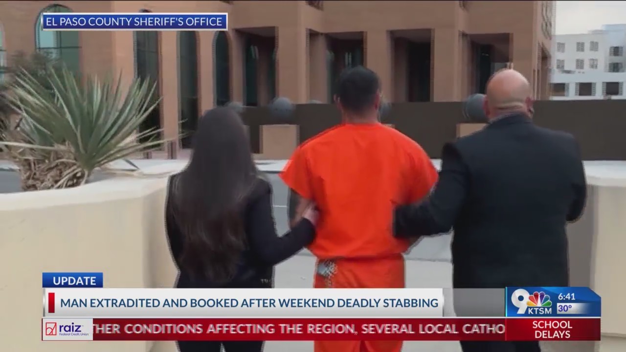 Man extradited to El Paso after deadly stabbing – KTSM 9 News