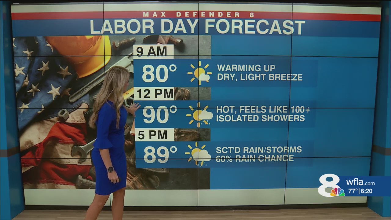 Hot and summerlike for Labor Day Weekend in Tampa – WFLA