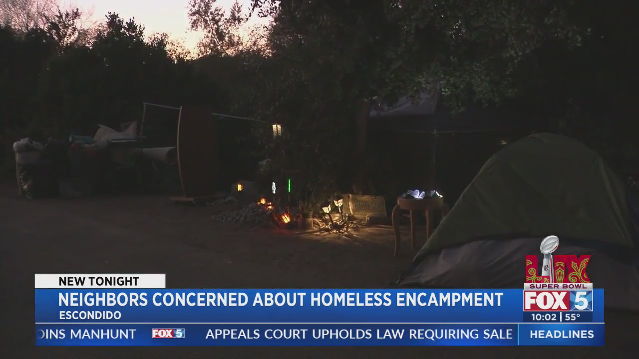Neighbors concerned about homeless encampment – FOX 5 San Diego & KUSI News
