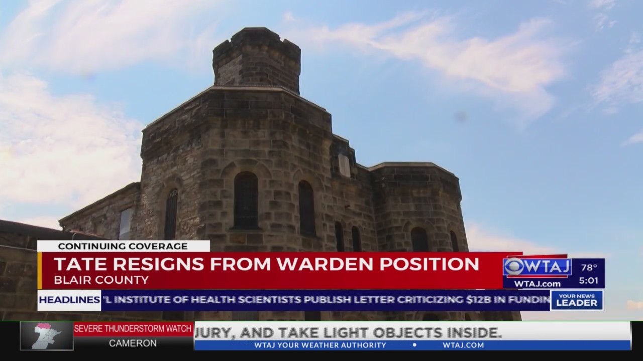Warden resigns from Blair County Prison days after recent inmate escape ...