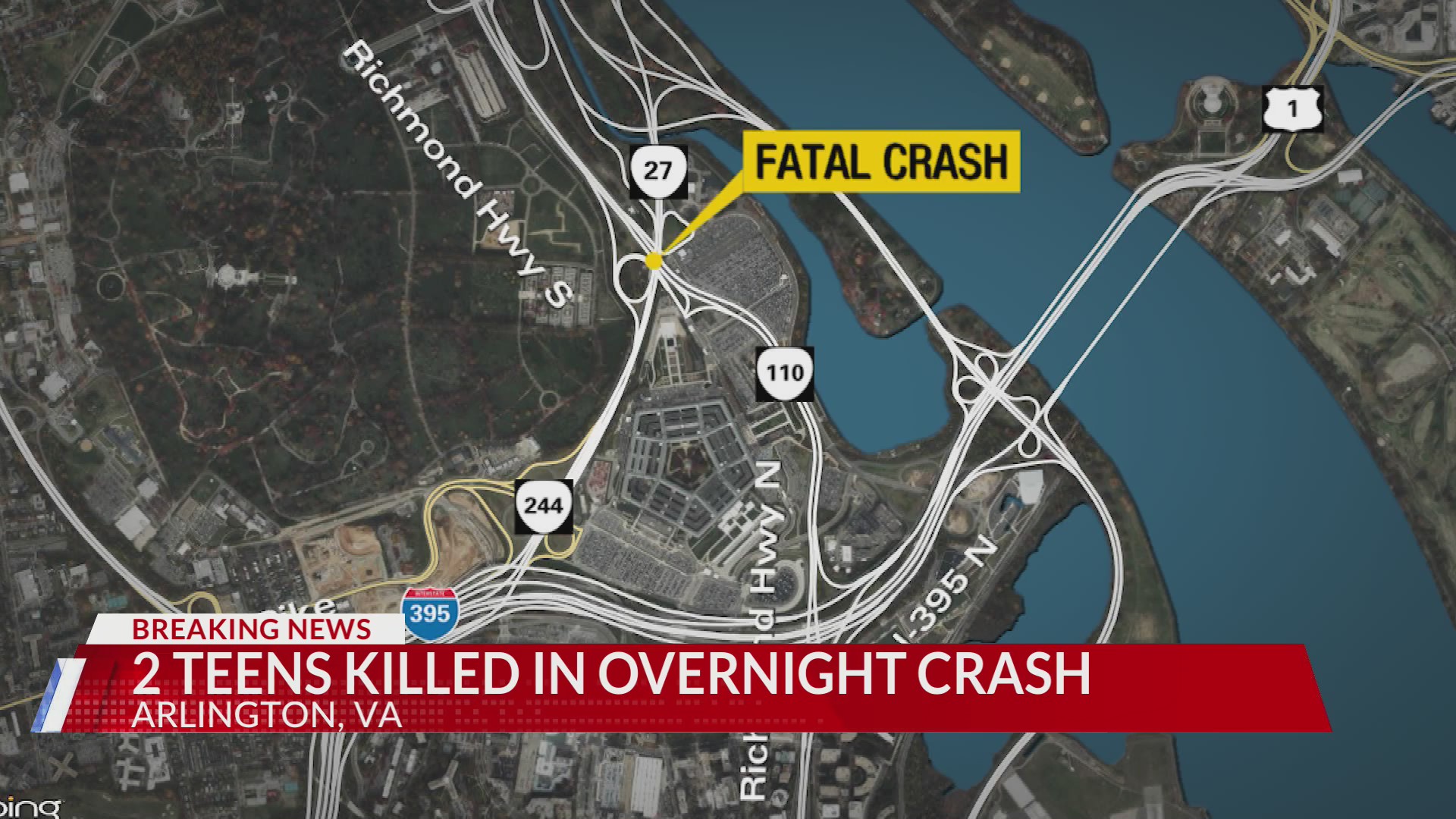 Two teens killed in Arlington crash – DC News Now | DC, Virginia