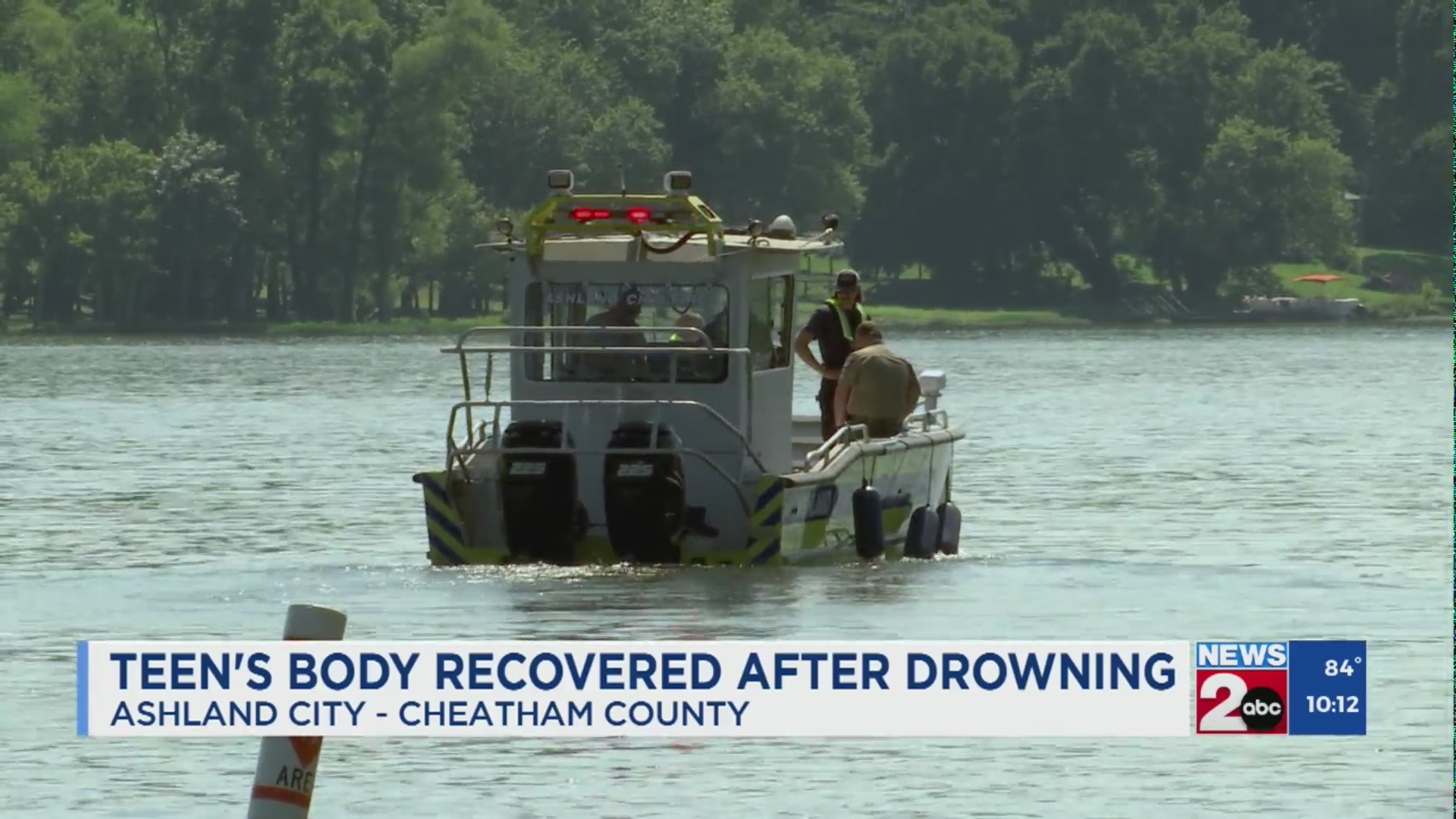 Teen’s body recovered after drowning – WKRN News 2