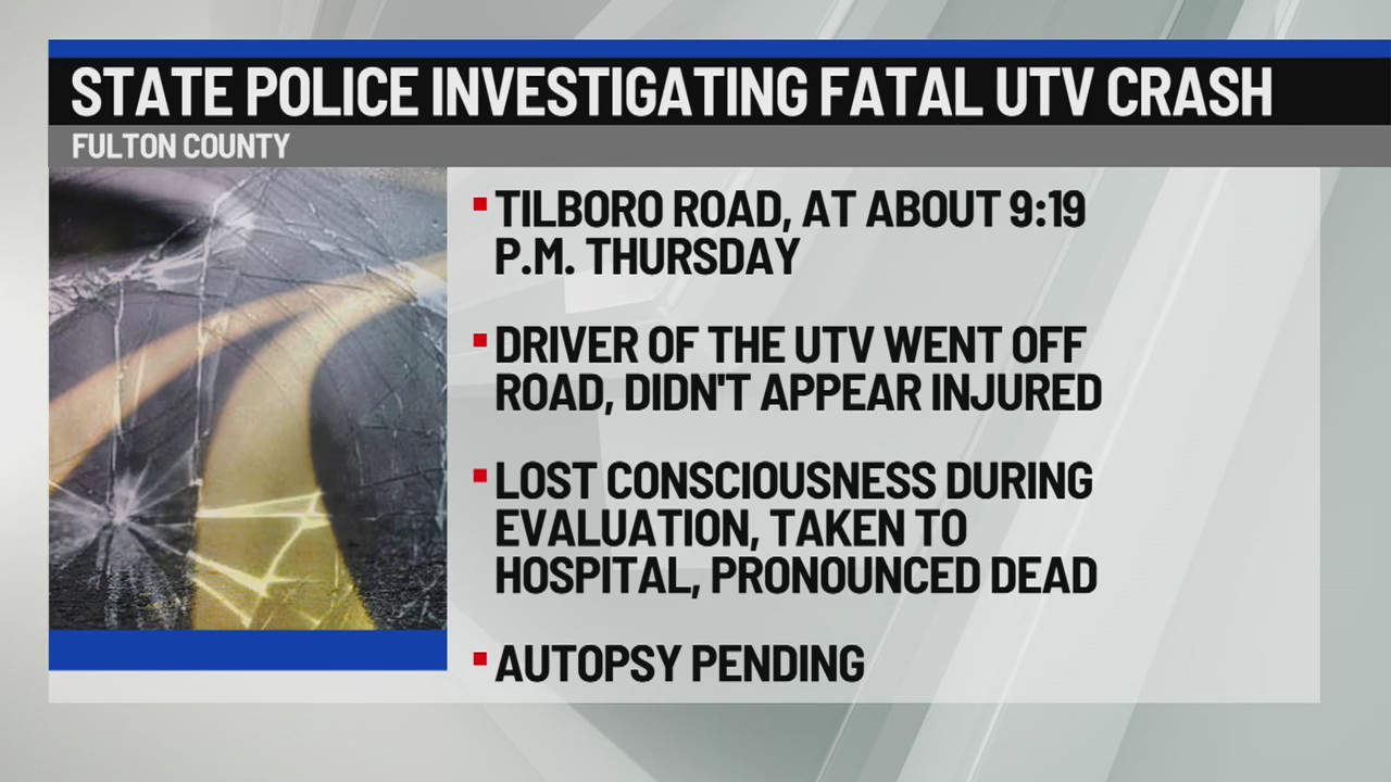 State Police investigate fatal UTV crash – NEWS10 ABC